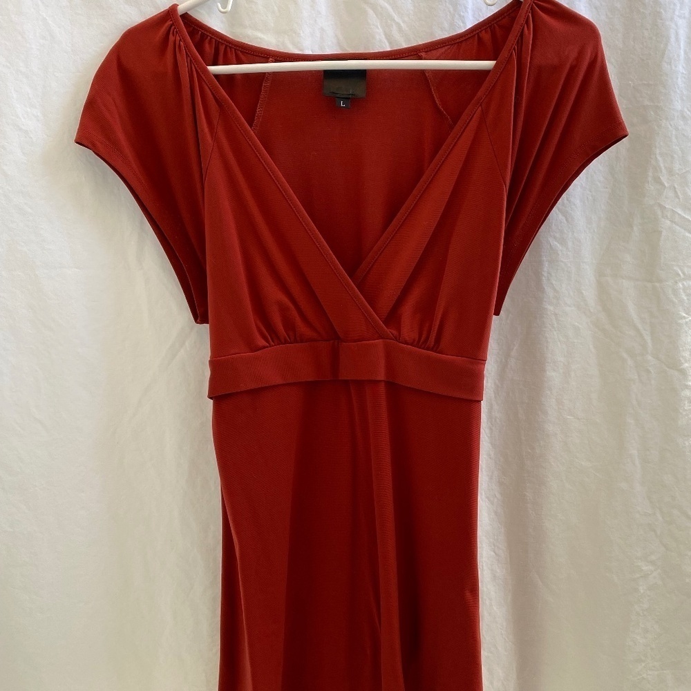 V-Neck Blouse - Shirt - Size: Large